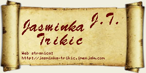 Jasminka Trikić vizit kartica